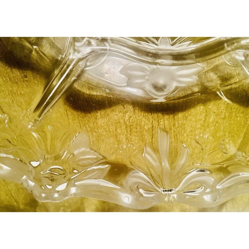 Vintage Walther Glass Angelique Crystal 5 Compartments Relish Hors D’Oeuvre Tray